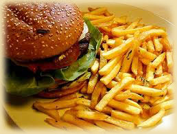 Burger and Fries